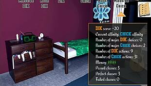 Being A Dik Chick Route 16 In 3D Anime Game