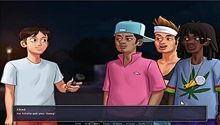 Summer time saga unc part 7 again, featuring dating and game elements in anime! 🎮💕