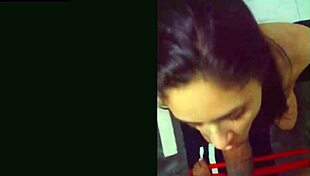 Married woman sucks and rides her husband passionately in a cuckold scenario