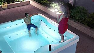 Wife and stepmother sam in hot missing scene 😈