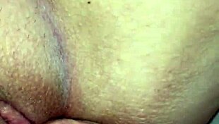 wife explores swollen clit with homemade sucking device, couple's juicy play