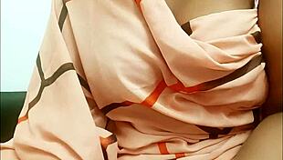 Naughty Indian bhabi flaunts her sexy boobs and tits 😏