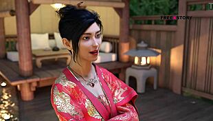 Atlas Teases Ling Guo in 69 with Handjob and Reverse Cowgirl