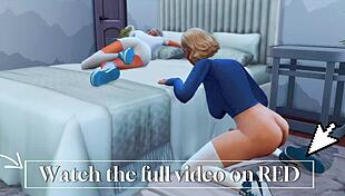 Seductive stepmoms and futanari action in The Sims 4