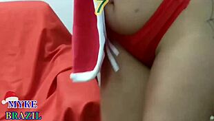 Nicole Dantas, this SPECIAL woman, invited me for some fun during CHRISTMAS week. We enjoyed COMPLETE anal sex in sheer.