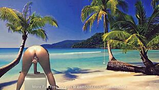 does this curvy amateur girl fuck herself with a glass dildo on webcam?