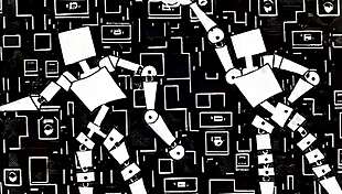 Dystopian sex robots party visuals PMV