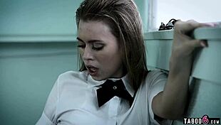 recorded teen fucking her teacher after practice in voyeur reality