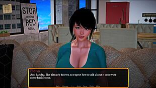 I explore my new stepfamily in this game