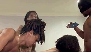 They Ran a Wild Train on Me with Interracial Blowjobs and Hard Banging