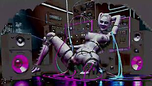 Dystopian sex robots party visuals PMV