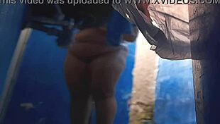 Sexy Latina MILF Mother-In-Law Masturbates In Shower