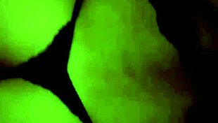 big cock enters that beautiful ass while she strokes it