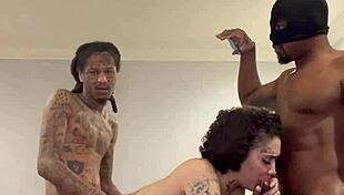 They Ran a Wild Train on Me with Interracial Blowjobs and Hard Banging