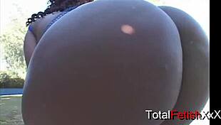 Delotta Brown Gives Blowjob, Handjob, And Takes Cumshot On Her Big Ass!