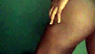 Watch me striptease for the neighbor! Twerking while he fingers my tight ass.