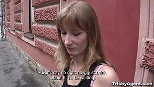 Tricky Agent Blond Student Sonja Seeks Cash with Hardcore Casting