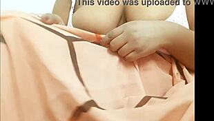 Naughty Indian bhabi flaunts her sexy boobs and tits 😏