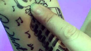 Tattoo tour kyra hellfire backstage natural tits