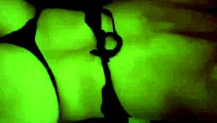 big cock enters that beautiful ass while she strokes it