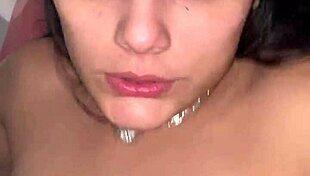 Feeling the intense stretch in my tight vagina while sending a greeting to my followers with dirty talk