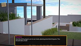 I explore my new stepfamily in this game