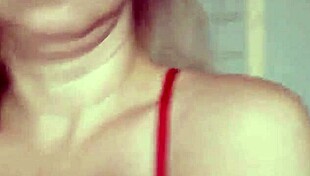 Blonde milf dances sensually with natural curves