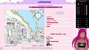 Vtuber Lewdneko's femboy burger playthrough with moaning and ass fucking