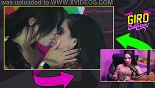 Two asian girls enjoy each other's company in california