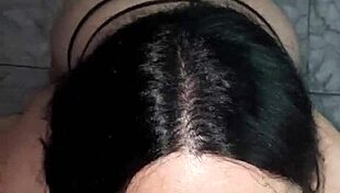 Big Cock Explodes in Amateur's Mouth During Intense Handjob