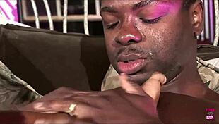 Horny Ebony Lovers Fuck After Sloppy Blowjob And Pussy Licking