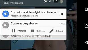 I's masturbatin' on cam, feelin' all tingly