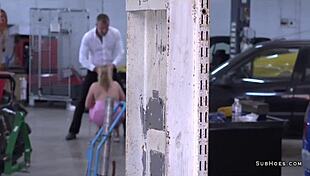 busty slut charlie rae gets cumshots all over