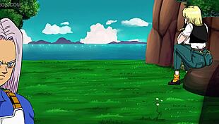 Intense Rescuing of Android 18 in Hentai with Creampie