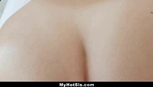 My stepsisters feel so desperate to suck my big cock