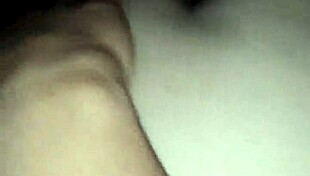 Horny Latina brunette cheats with homemade blowjob