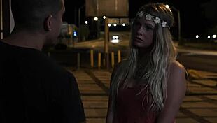 Watch this stranded teen 18+ get roughly fucked outdoors!