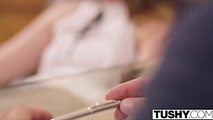 tushy straight-a student loves anal