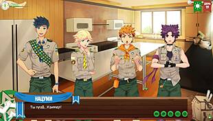 man, playing game friends camp ep 24 with russian voice acting is wild