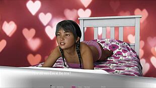 wanna play with my stepsister's shaved pussy? 😏