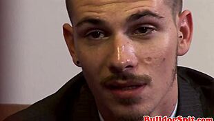 Young punk bounces on boss's hard cock