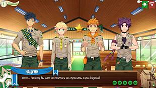 man, playing game friends camp ep 24 with russian voice acting is wild