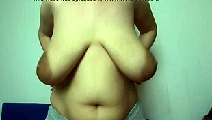 Watch me clapping these huge natural tits right now