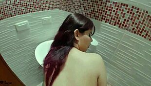 Watch Mafer's Skinny Body in Shower Pantyhose, Sucking and Doggystyle Cumshot