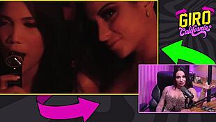 Two asian girls enjoy each other's company in california