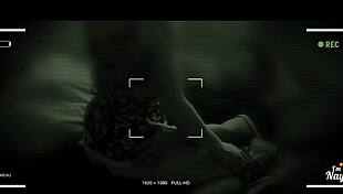 Caught my girlfriend riding my friend's big cock in night vision