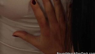 lesbian mistress dominates submissive with fingering and massage