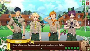 man, playing game friends camp ep 24 with russian voice acting is wild