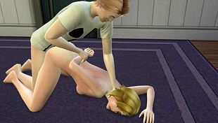 in the sims, he fucks his two friends in a wild night