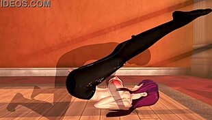 3d hentai features big ass and tits in horny sex with creampie orgasm